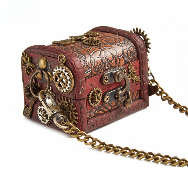 Kobine Unisex Steampunk Gear Woody Bag