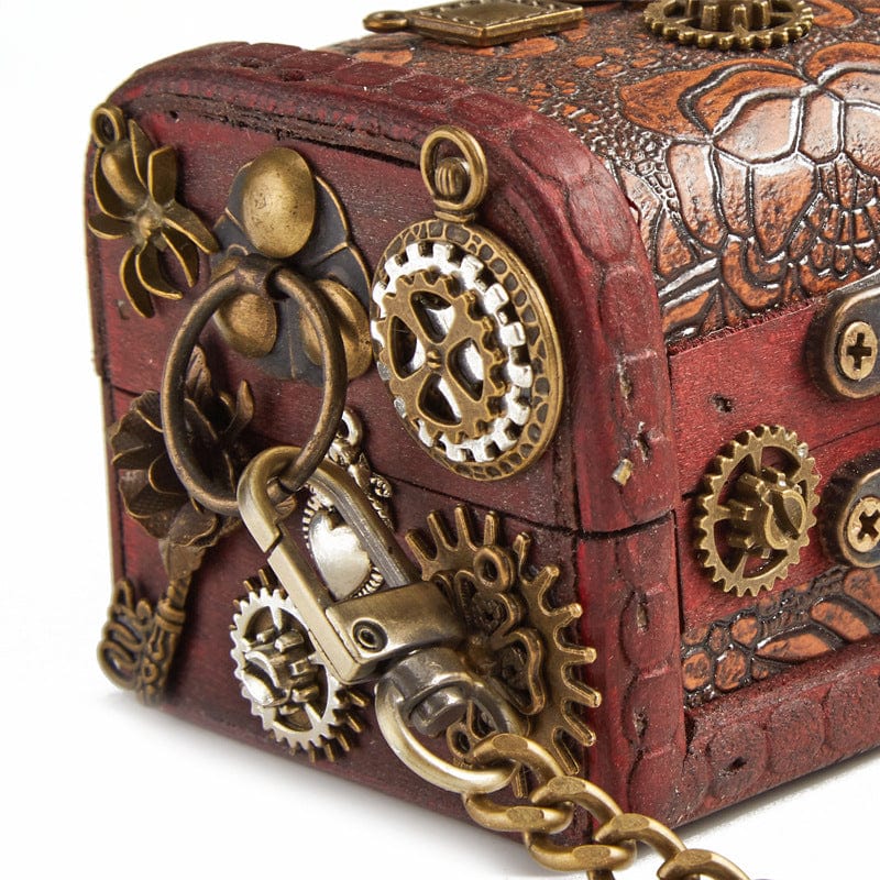 Kobine Unisex Steampunk Gear Woody Bag