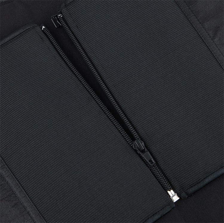 Kobine Women's Gothic Chain Edge Zipper Overbust Corset