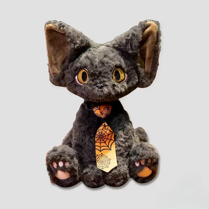 Kobine Women's Gothic Fluffy Tie Cat Doll