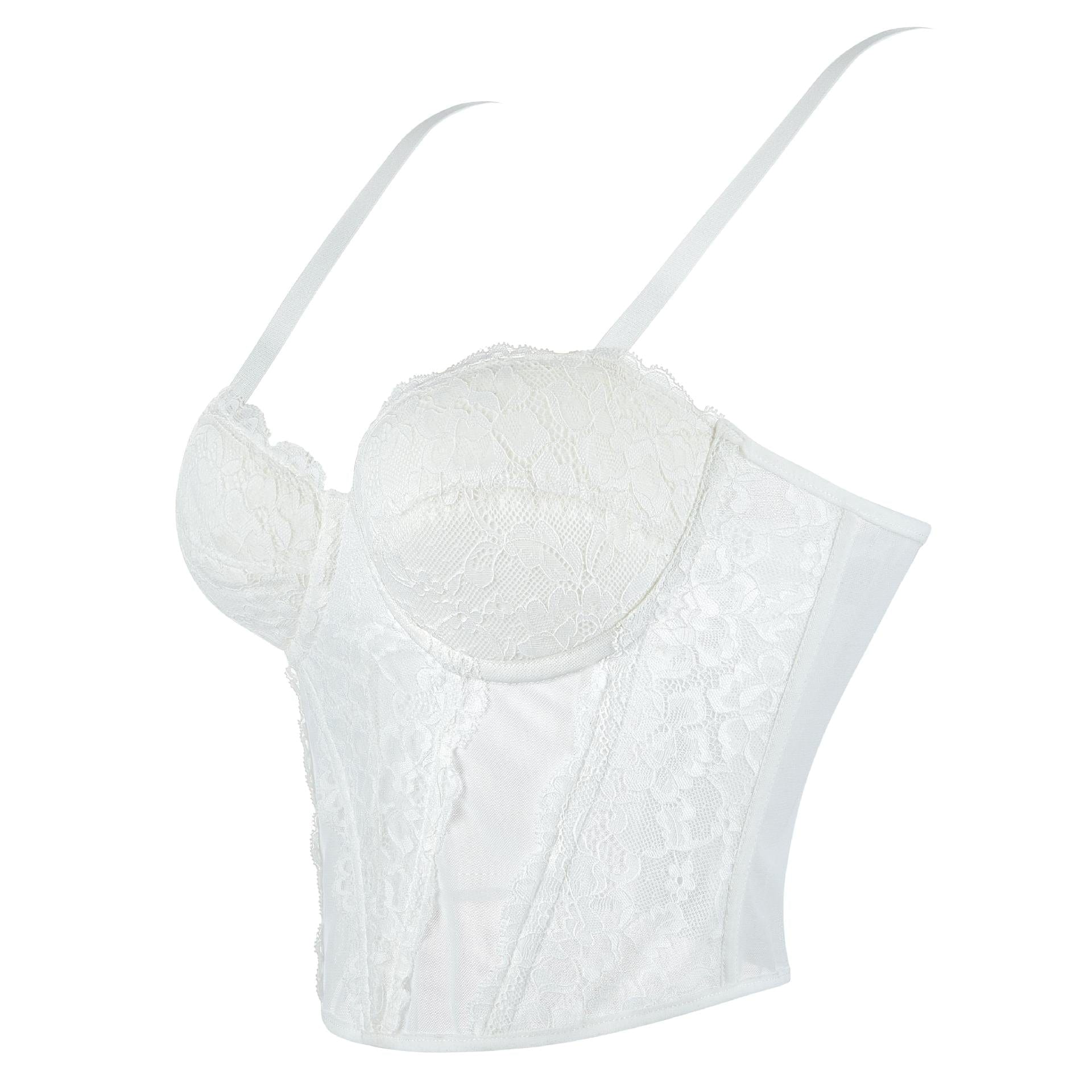 Kobine Women's Gothic Lace Slip Bustier