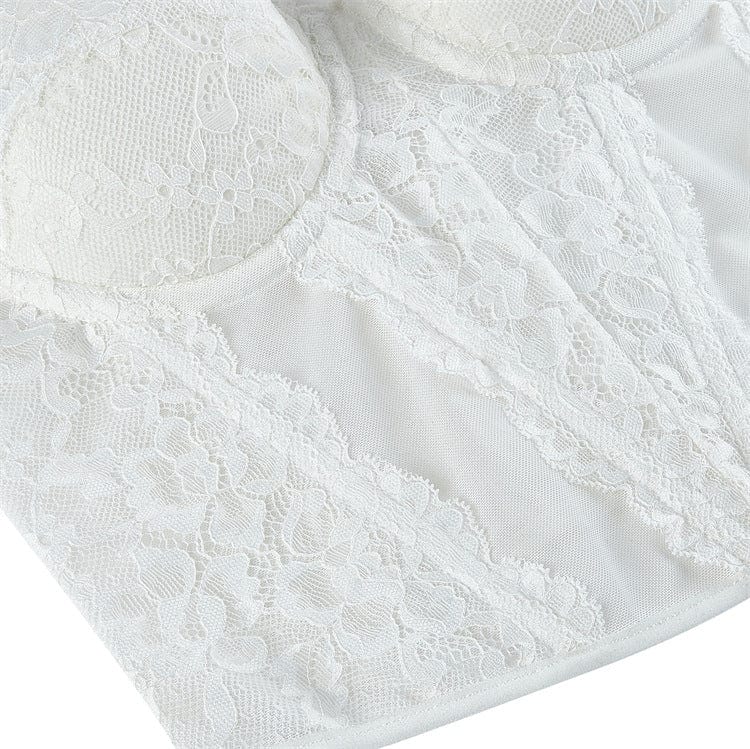 Kobine Women's Gothic Lace Slip Bustier