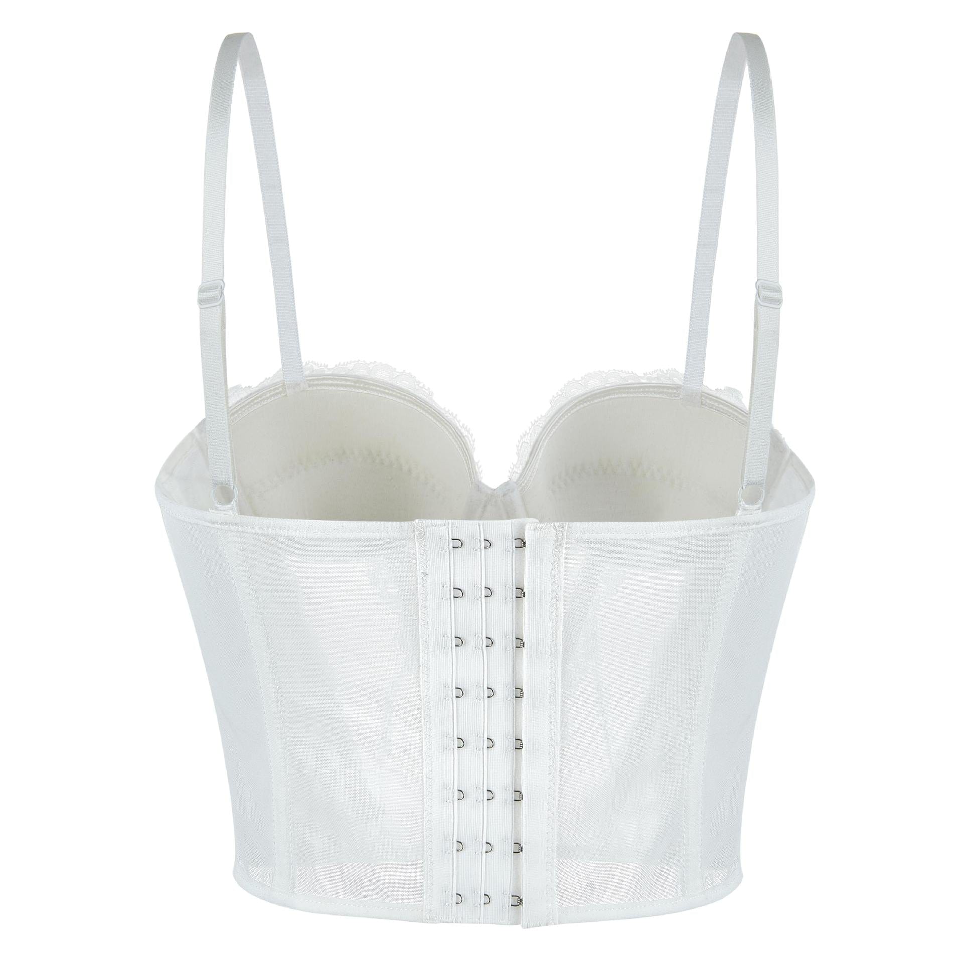 Kobine Women's Gothic Lace Slip Bustier