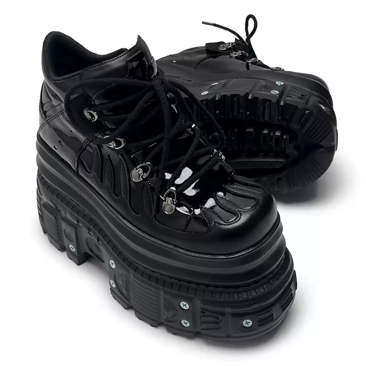 Kobine Women's Gothic Multi Stack Chunky Platform Sneakers