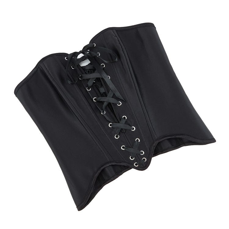 Kobine Women's Gothic Plunging Lace-up Overbust Corset
