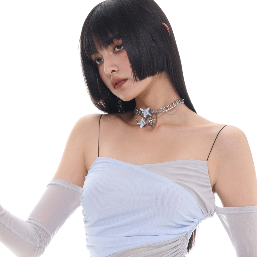 Kobine Women's Grunge Starfish Necklace