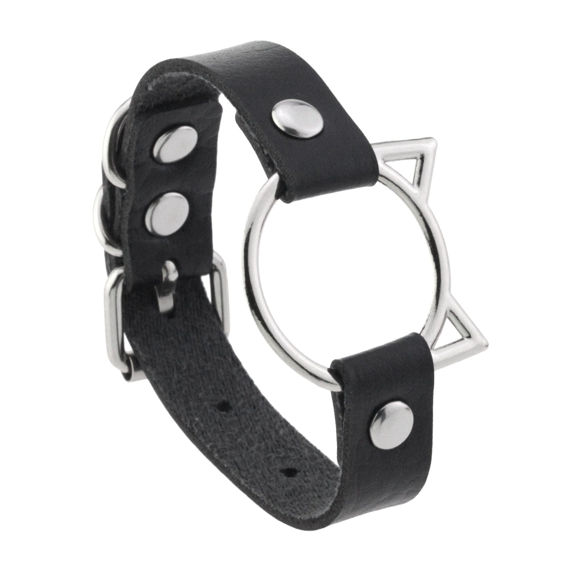 Kobine Women's Punk Cat Head Buckle Bracelet