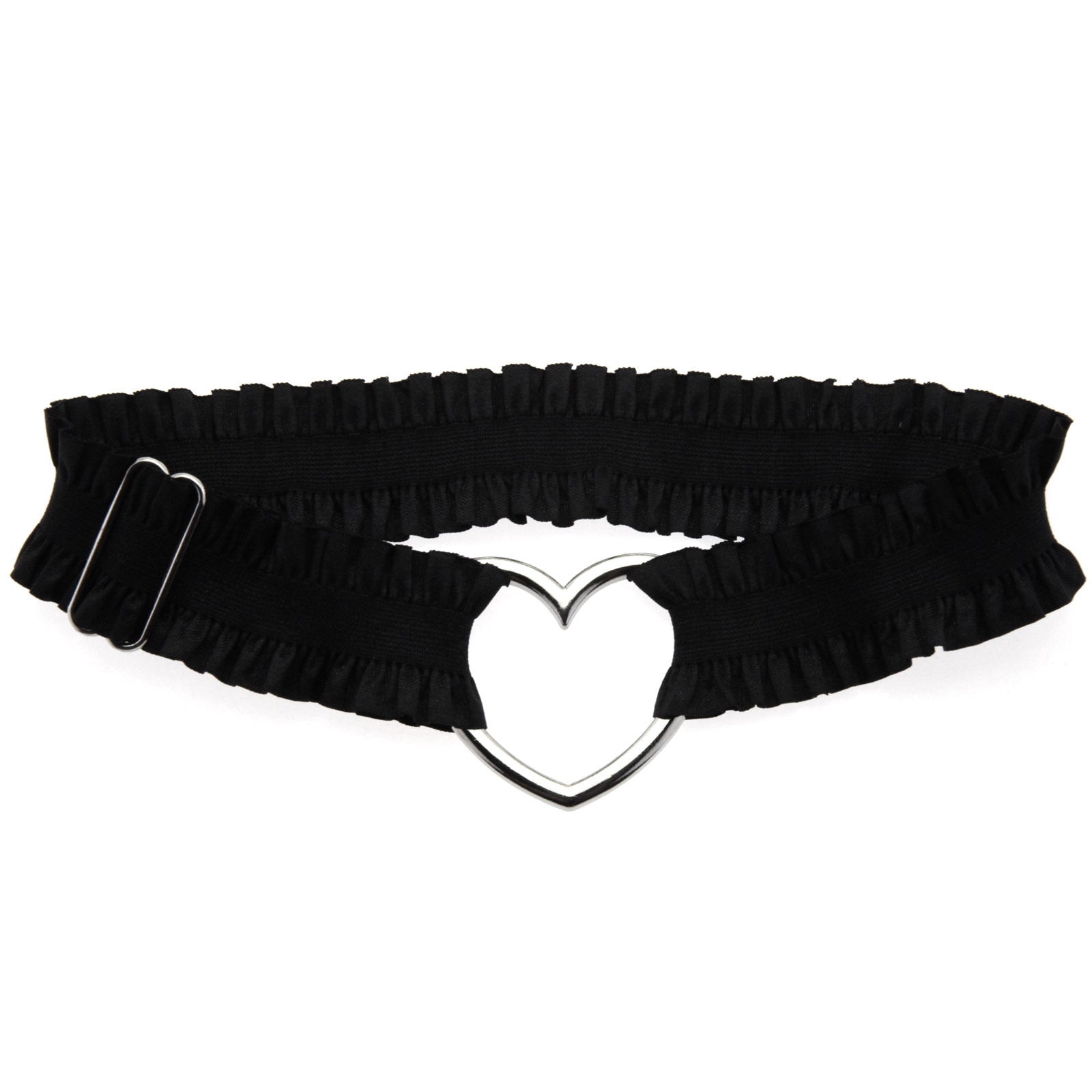 Kobine Women's Punk Heart Elastic Garter