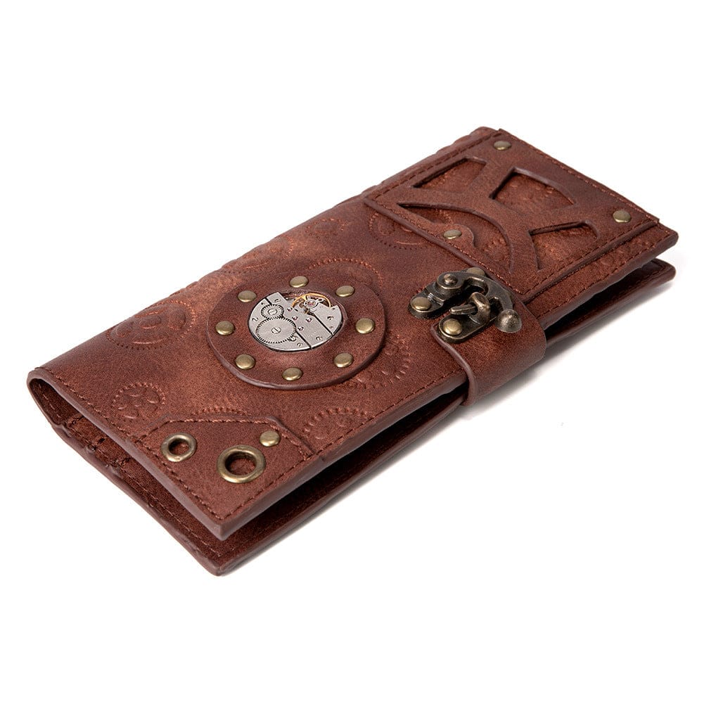 Kobine Women's Steampunk Gear Embossed Wallet