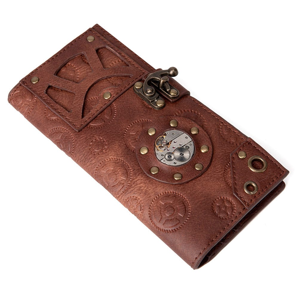 Kobine Women's Steampunk Gear Embossed Wallet