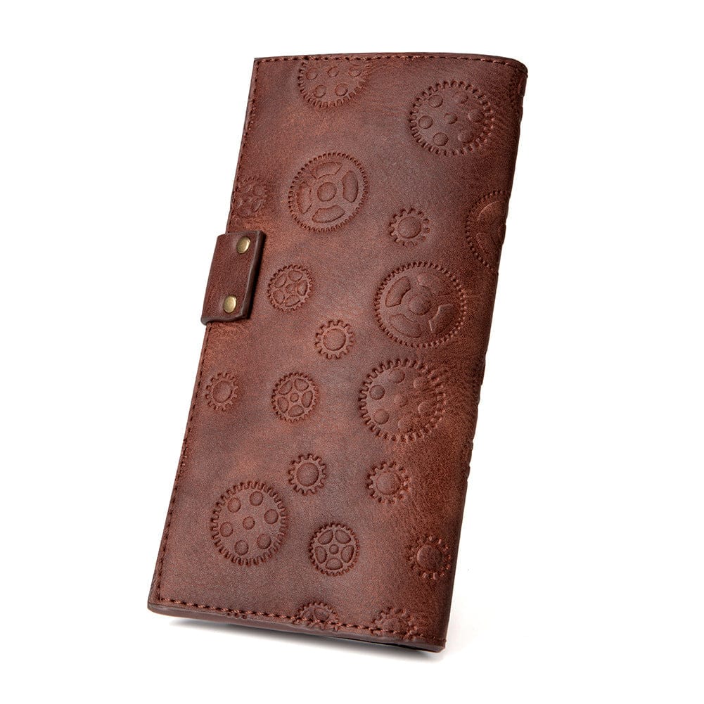 Kobine Women's Steampunk Gear Embossed Wallet