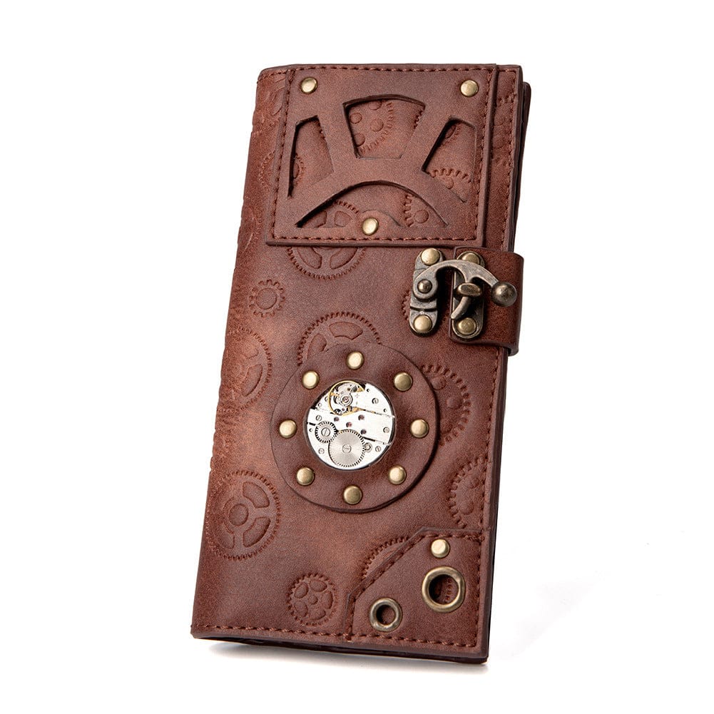 Kobine Women's Steampunk Gear Embossed Wallet