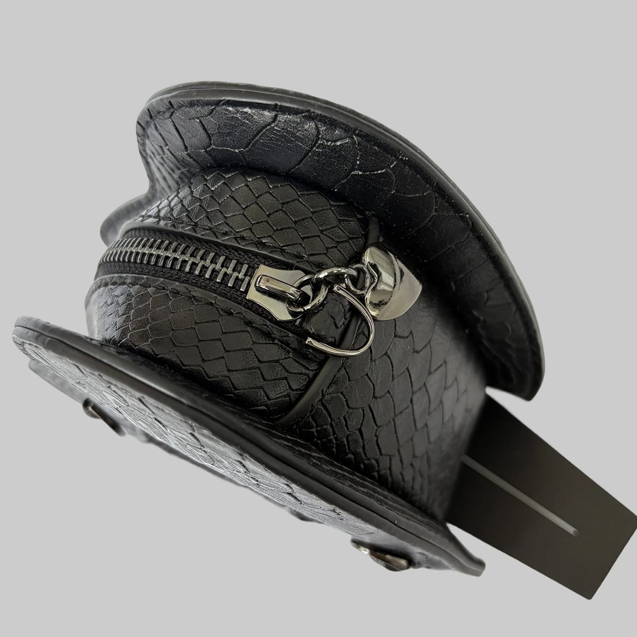 Nothing Here Women's Gothic Green Devil Eye Bat Wing Heart Bag Black