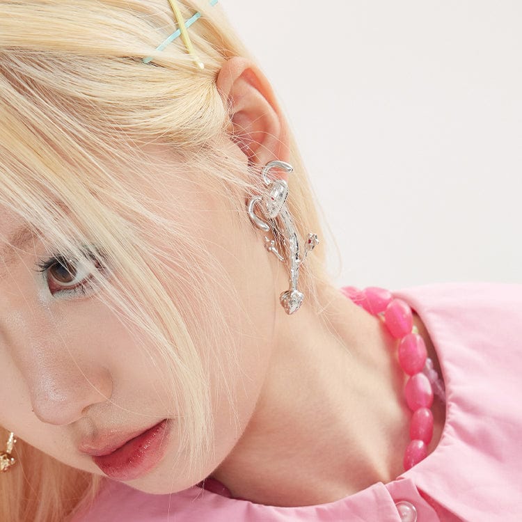 Pink Kawaii Women's Pink Kawaii Strawberry Rabbit Earrings