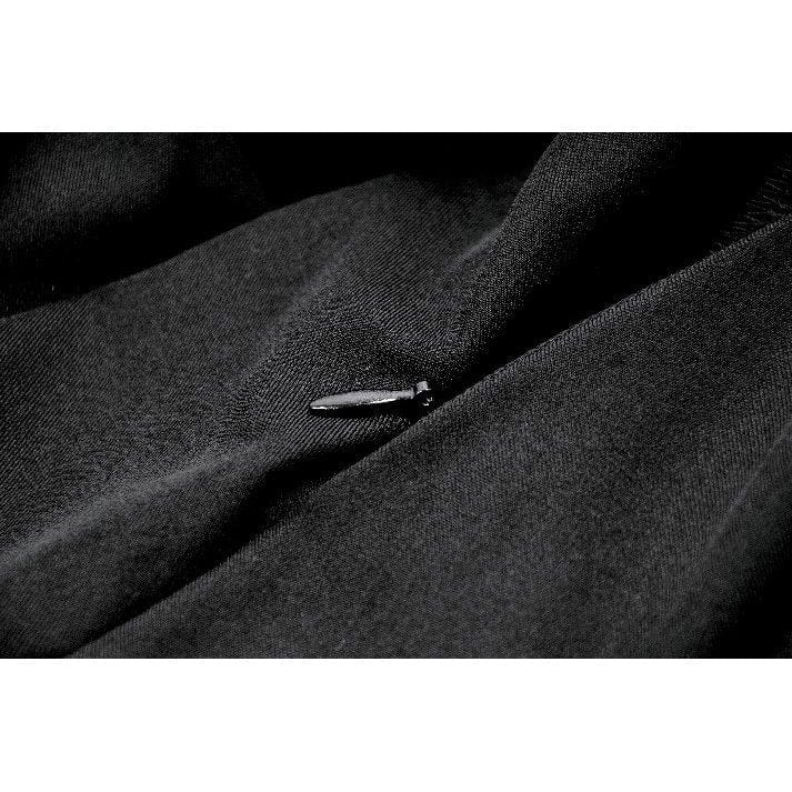 Punk Design Women's Gothic Embroidered Pleated Maxi Skirt