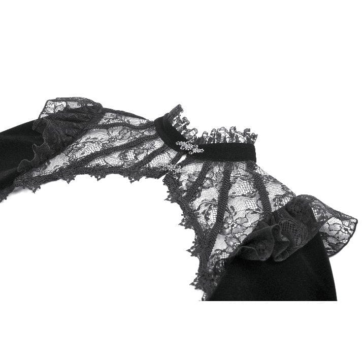 Punk Design Women's Gothic Stand Collar Flared Sleeved Cape