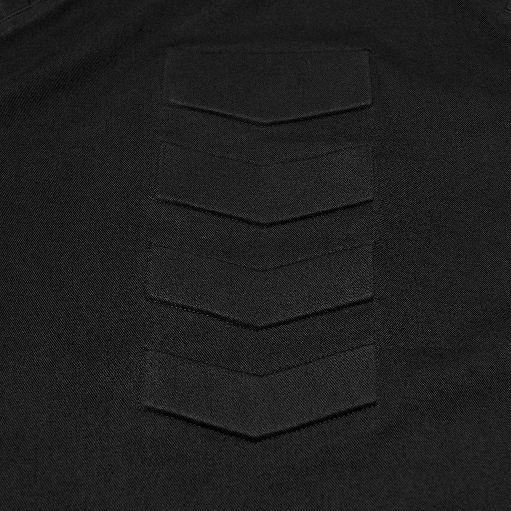 PUNK RAVE Men's Cyberpunk Minimalist Top