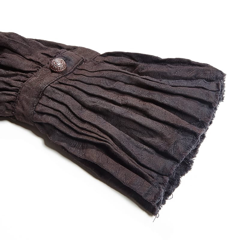 PUNK RAVE Men's Do Old Style Steampunk Tie Shirt
