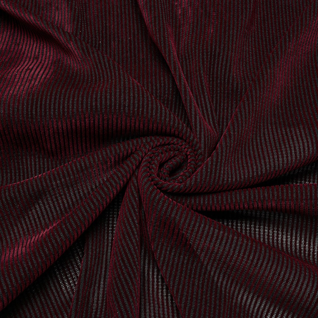 PUNK RAVE Men's Gothic Double-breasted Puff Sleeved Shirt Red