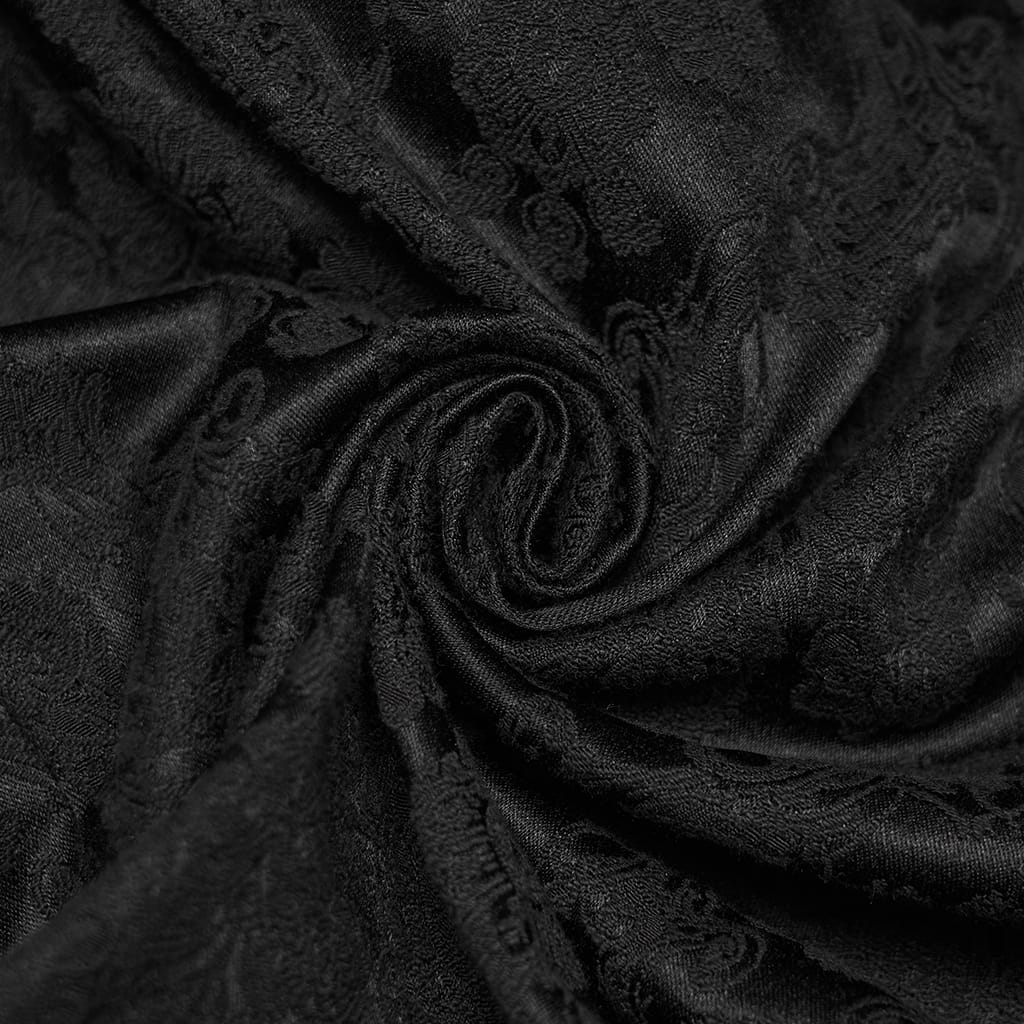 PUNK RAVE Men's Gothic Embroidered Pleated Pants