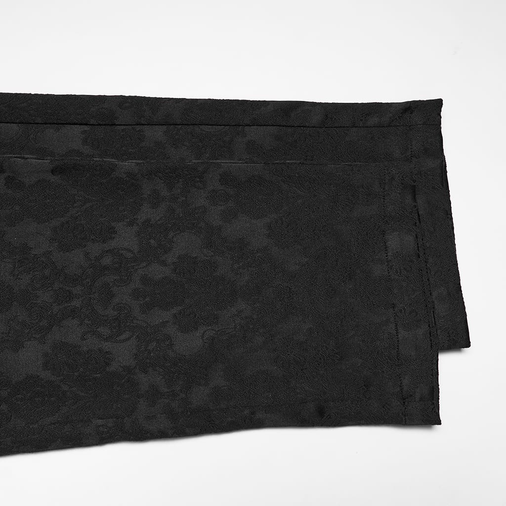 PUNK RAVE Men's Gothic Embroidered Pleated Pants