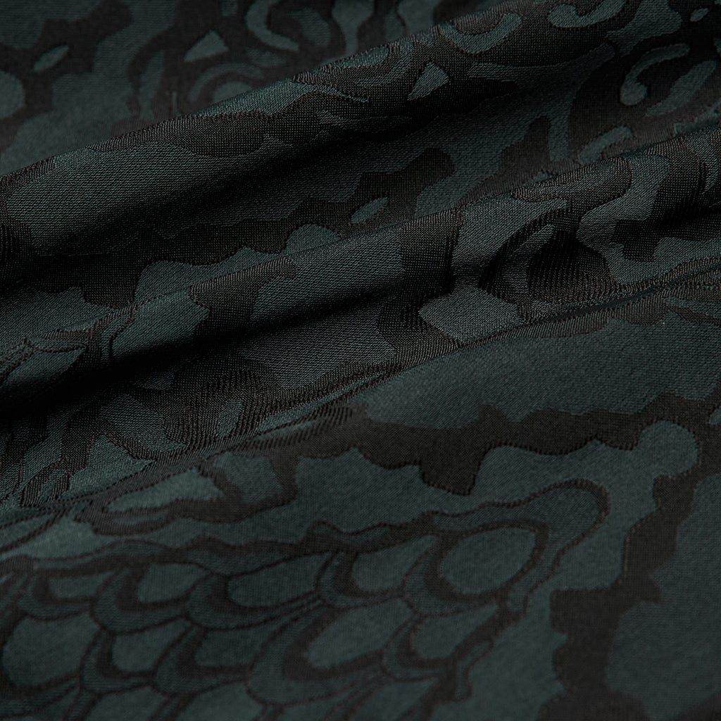 PUNK RAVE Men's Gothic Snakeskin Strappy Shirts