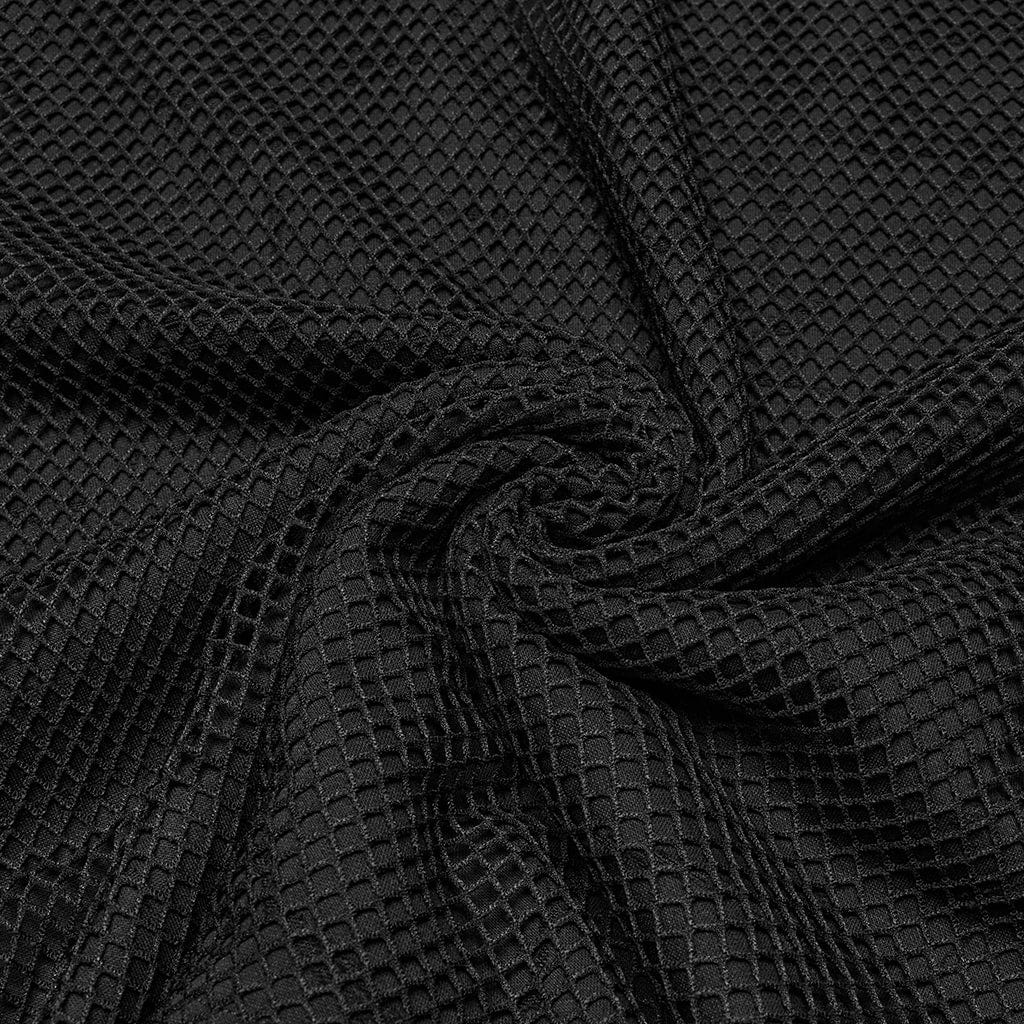 PUNK RAVE Men's Punk Mesh Splice Ripped Vest