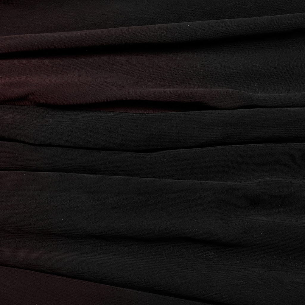 PUNK RAVE Women's Gothic Floral Embroidered Color Gradient Slip Dress