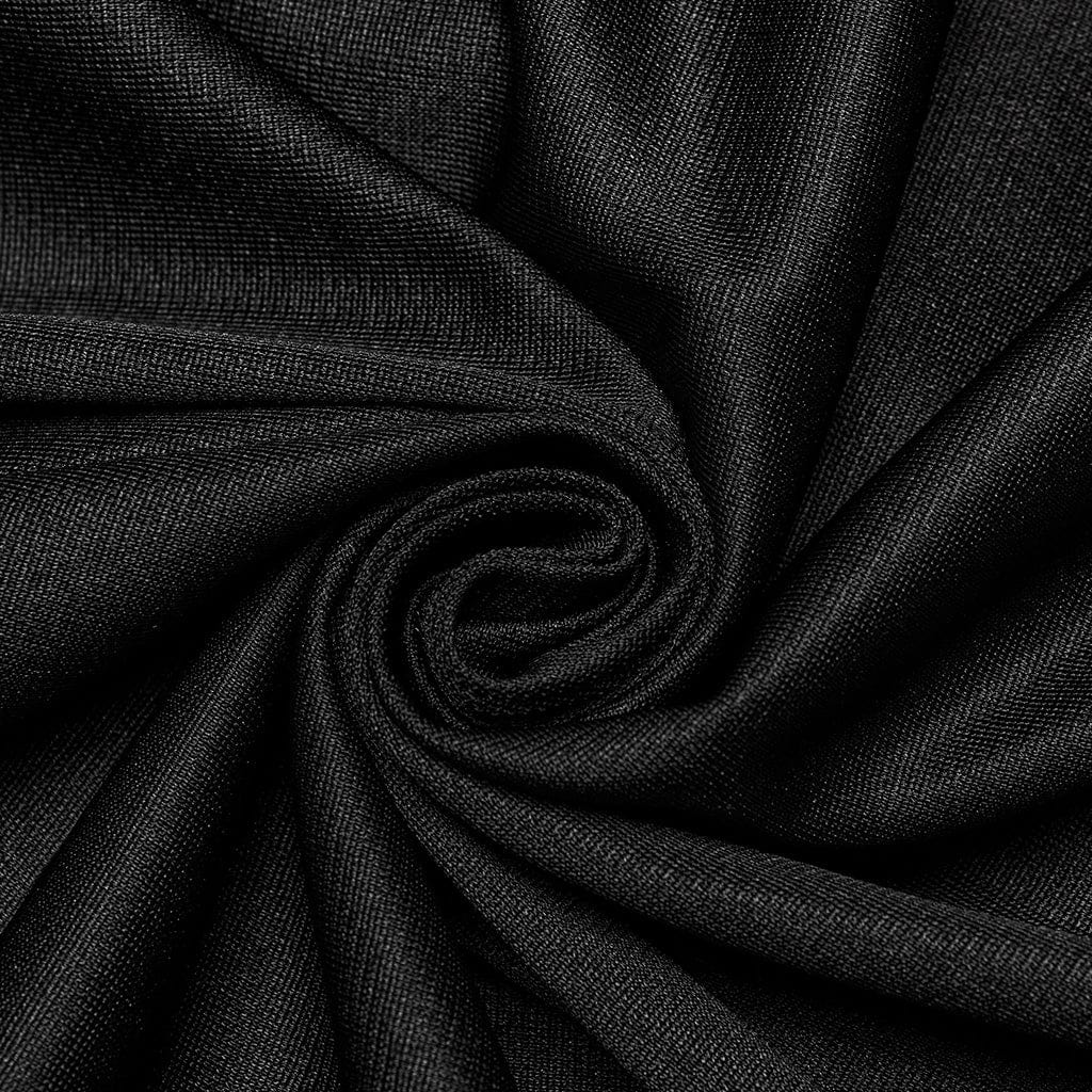 PUNK RAVE Women's Gothic Floral Embroidered Lace-up Slip Dress