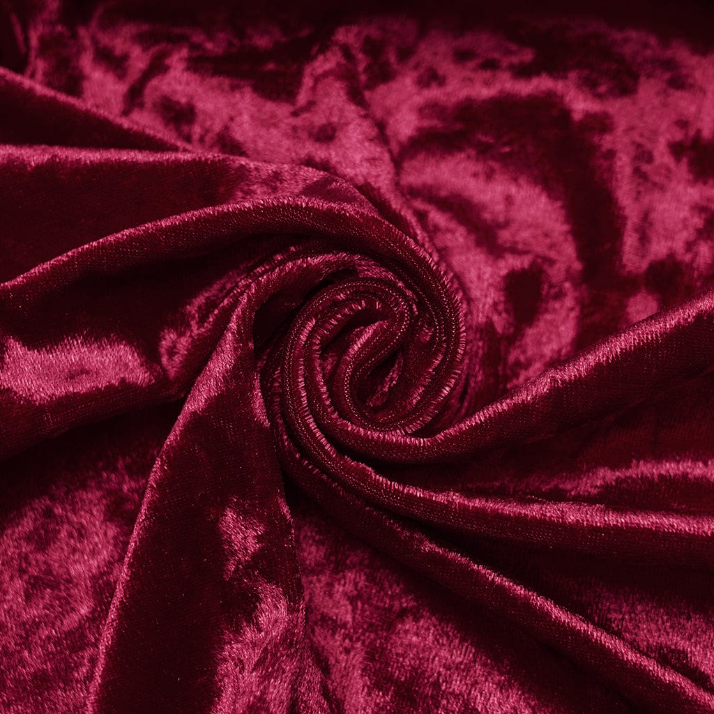 PUNK RAVE Women's Gothic Floral Embroidered Mesh Splice Party Dress Red