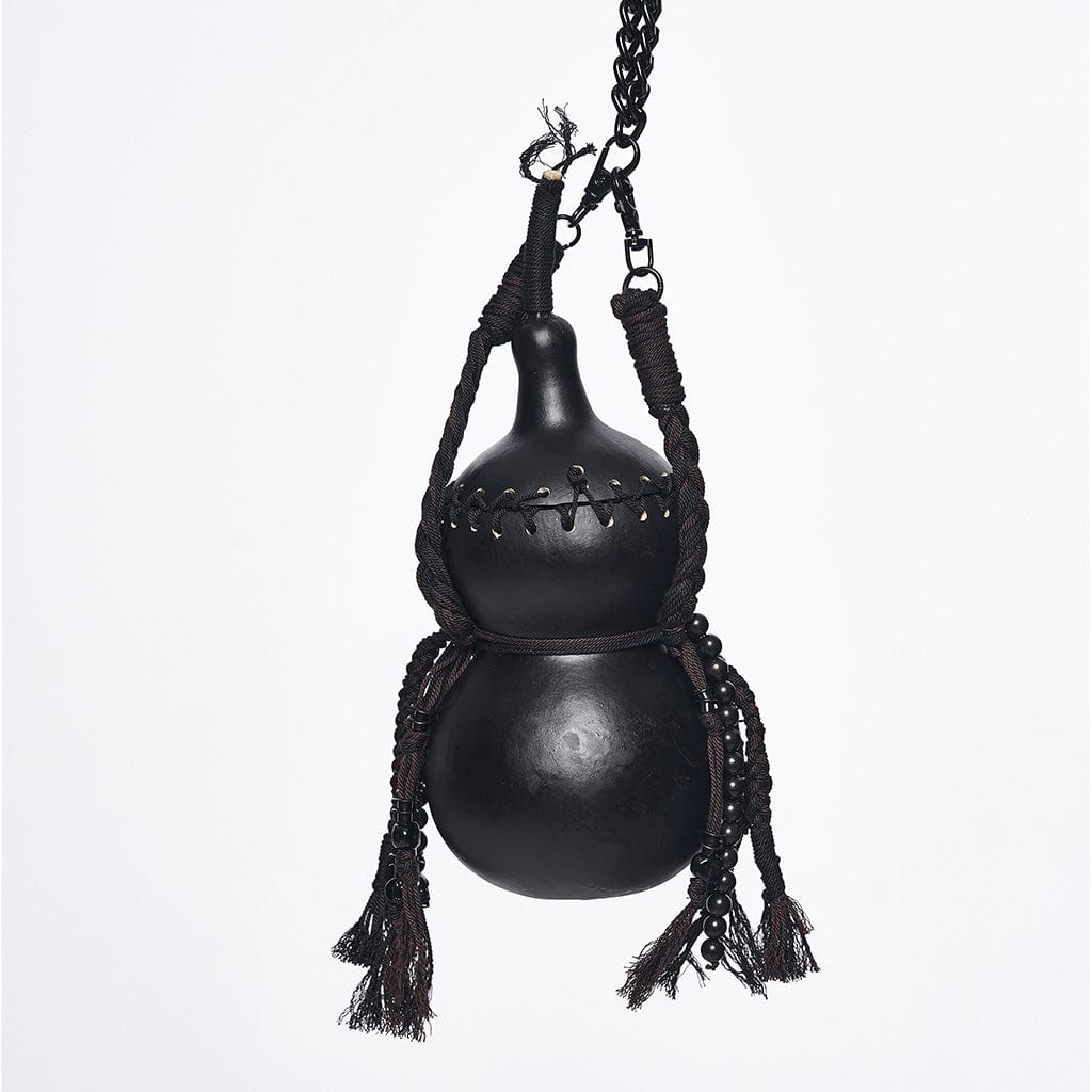 PUNK RAVE Women's Gothic Gourd Chain Bag