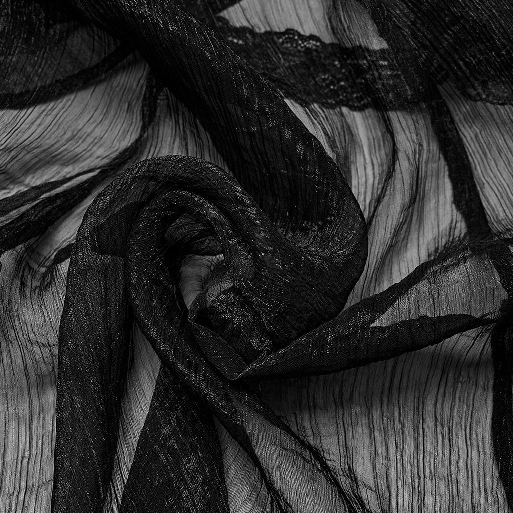 PUNK RAVE Women's Gothic Lapel Collar Flared Sleeved Cardigan