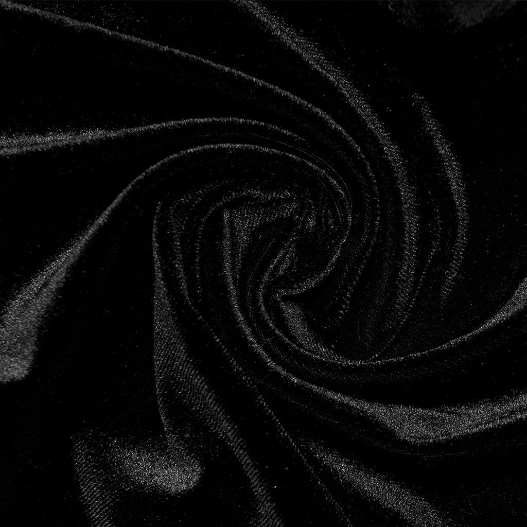 PUNK RAVE Women's Gothic Square Collar Floral Lace Sleeved Jacket