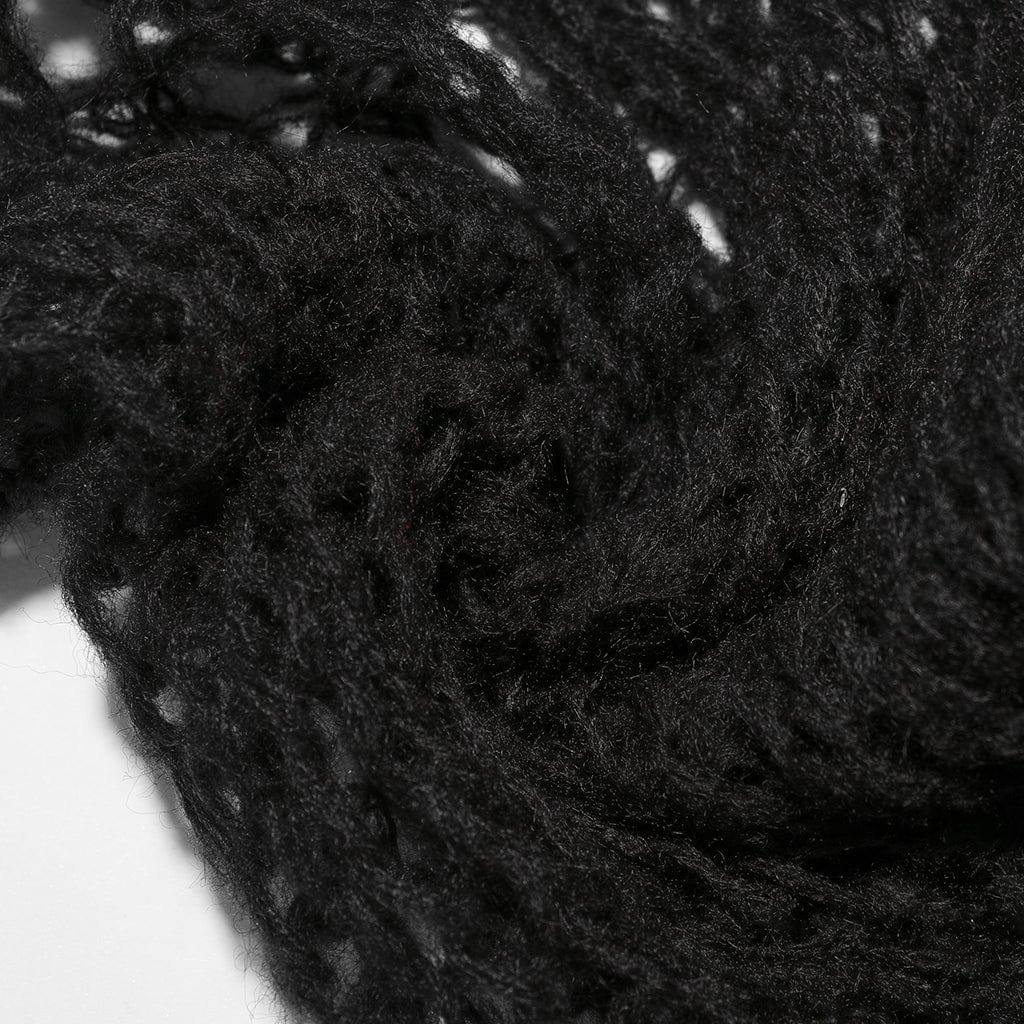 PUNK RAVE Women's Grunge Distressed Knitted Leg Warmers