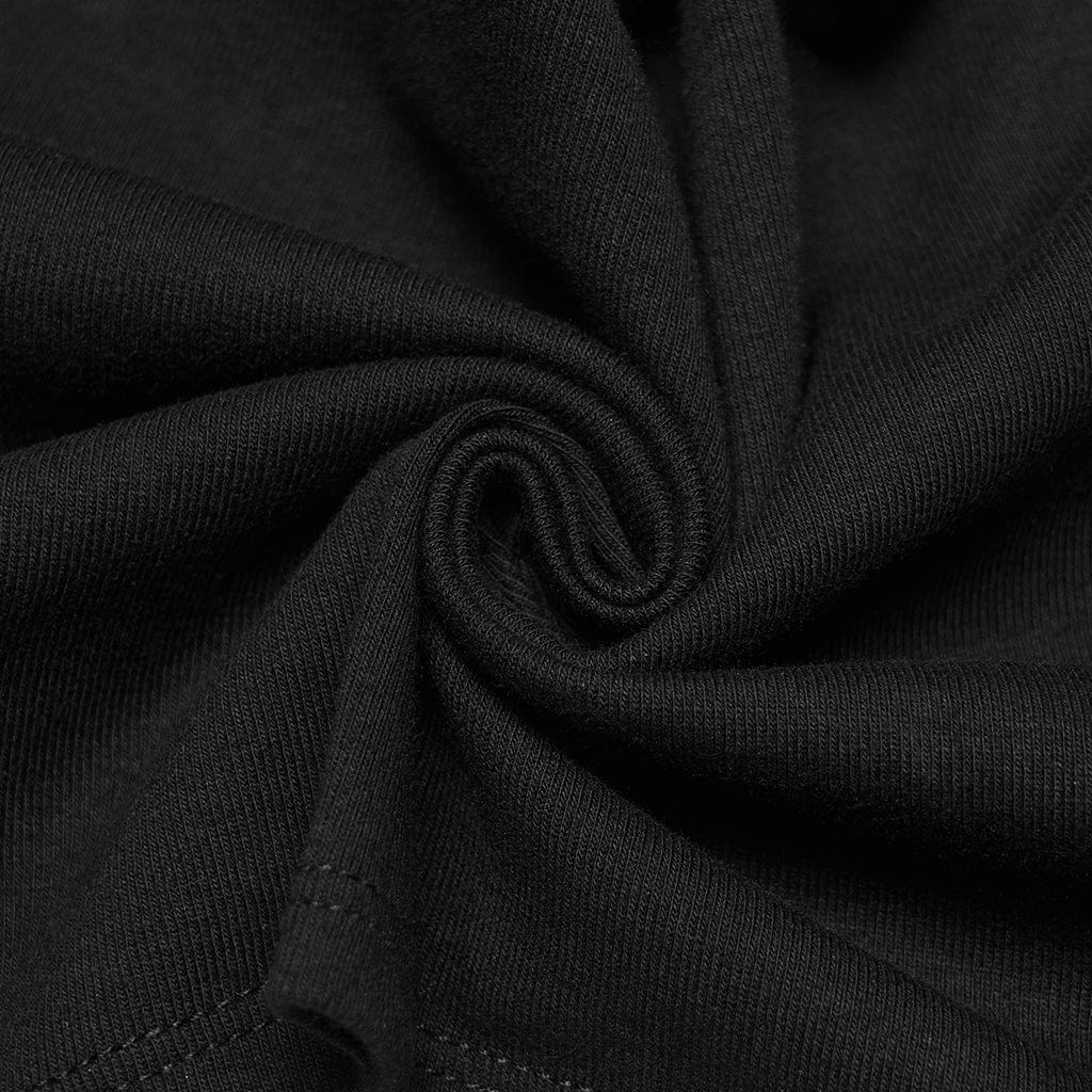 PUNK RAVE Women's Plus Size Punk Solid Color Cape