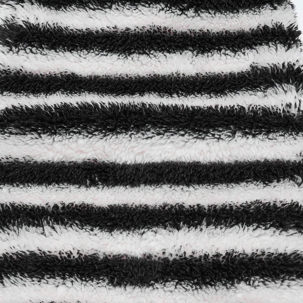 PUNK RAVE Women's Punk Buckle Striped Fluffy Leg Warmers