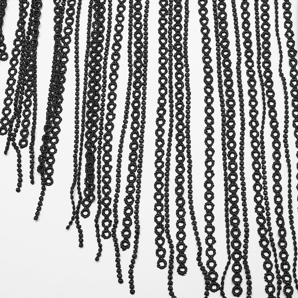 PUNK RAVE Women's Punk Tassels Hat