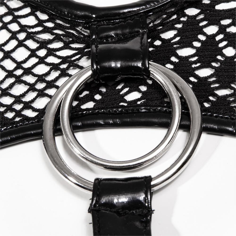 RNG Women's Gothic Mesh Splice Long Sleeved Shirt