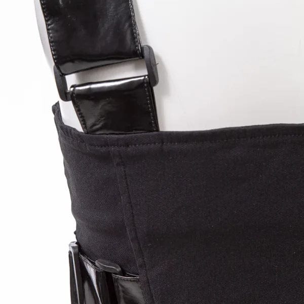 RNG Women's Punk Big-buckle Mesh Splice Vest