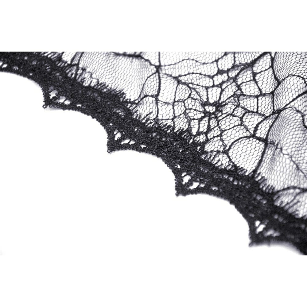 Darkinlove Women's Gothic Flared Sleeved Sheer Cape with Hood