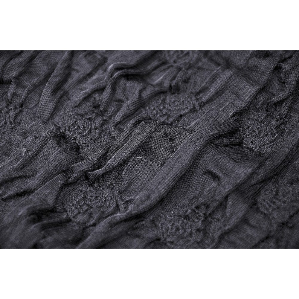 Darkinlove Women's Gothic Irregular Lace Layered Slip Dress