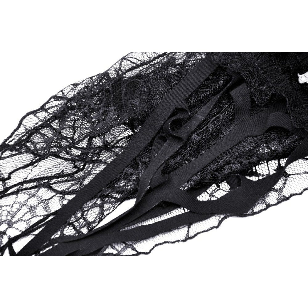 Darkinlove Women's Gothic Spider Web Lace Neckwear