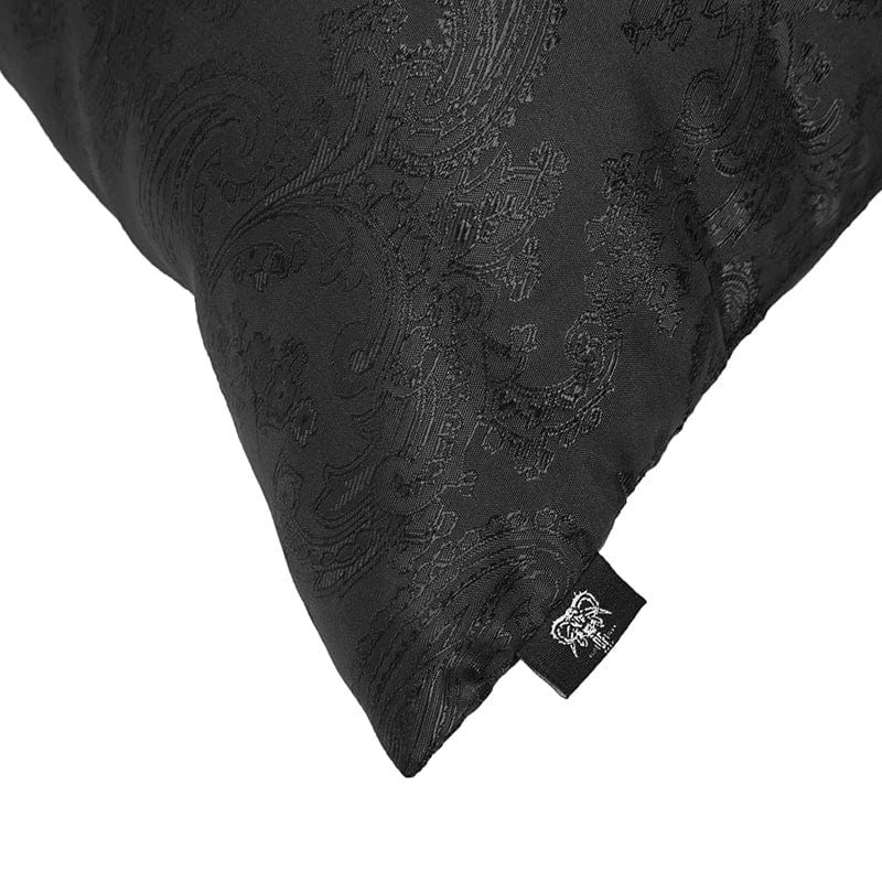 DEVIL FASHION Gothic Feather Printed Pillow Inner