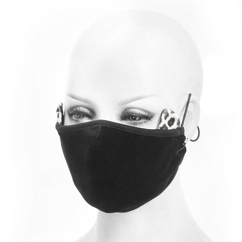 DEVIL FASHION Unisex Punk Cat Ears Adjustable Mask