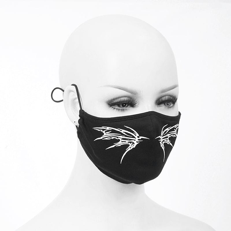 DEVIL FASHION Unisex Punk Swallow Mask