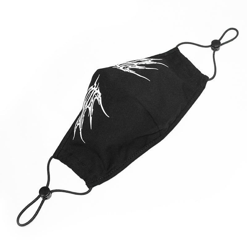 DEVIL FASHION Unisex Punk Swallow Mask