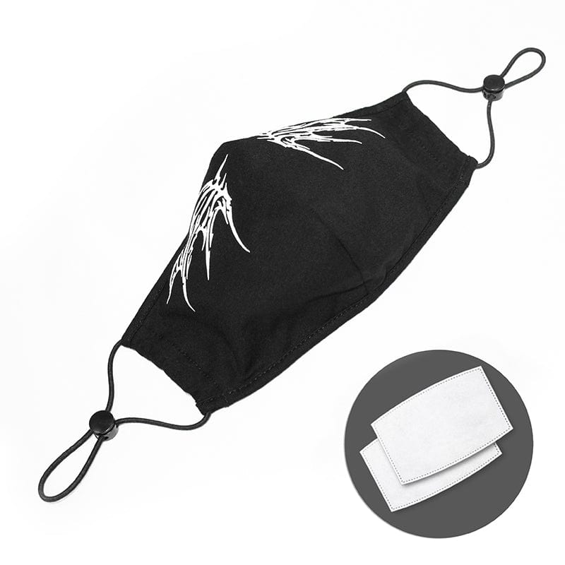 DEVIL FASHION Unisex Punk Swallow Mask