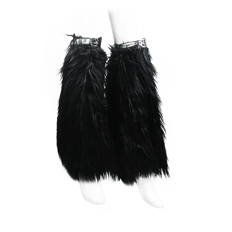 DEVIL FASHION Women's Faux Fur Leg Warmer