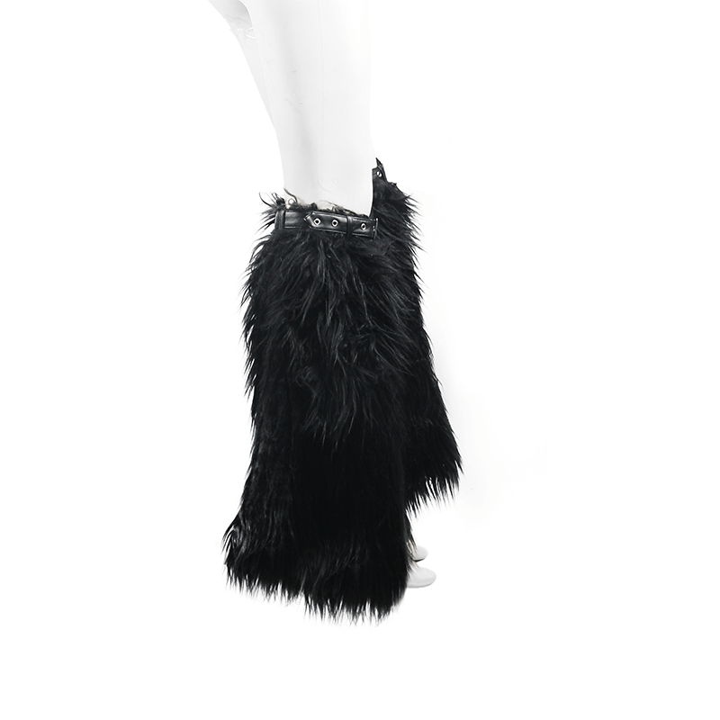 DEVIL FASHION Women's Faux Fur Leg Warmer