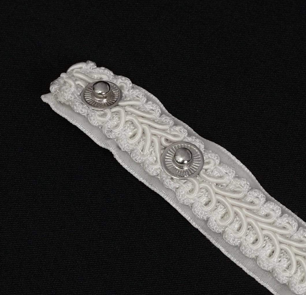 Women's Gothic Lace Multilayer White Neckwear